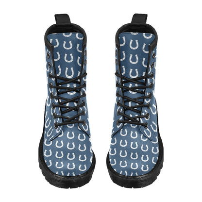 Horseshoe Print Design LKS301 Women's Boots