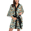 Dachshund Cute Print Pattern Women Kimono Women's Short Kimono