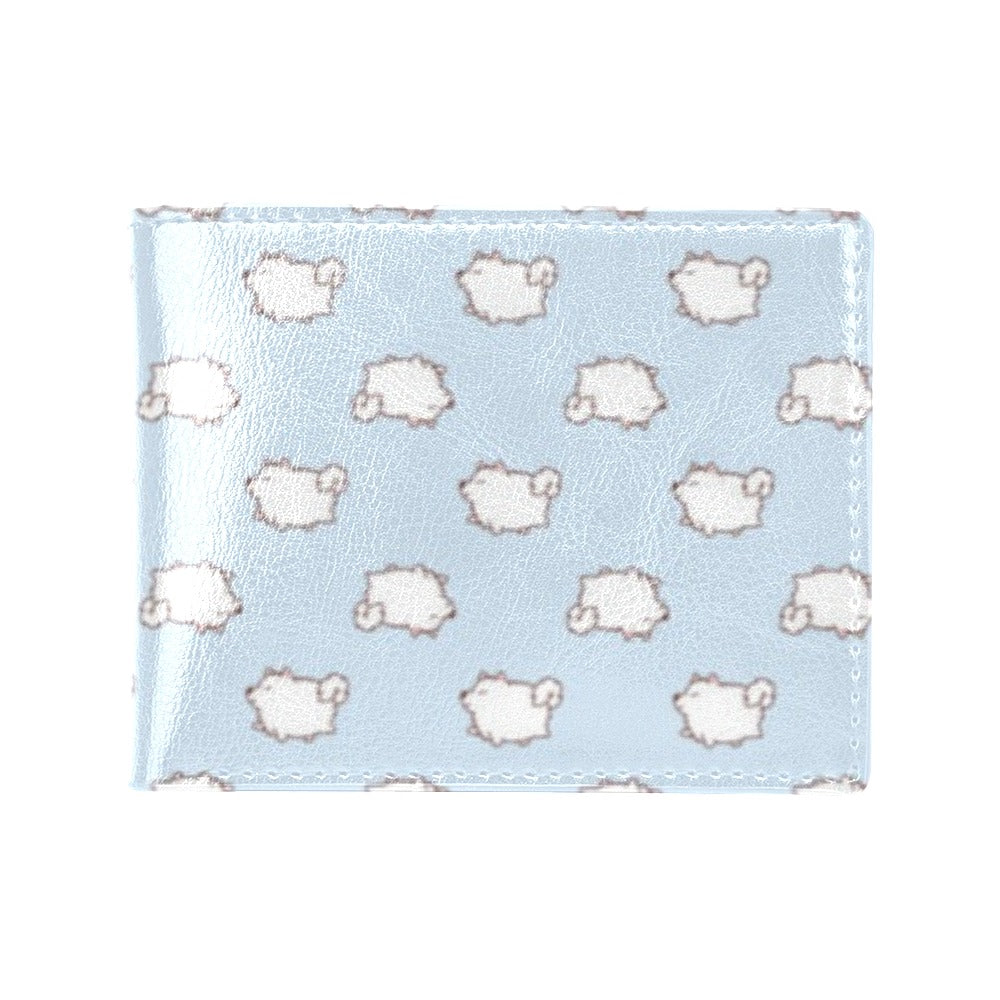Samoyeds Print Design LKS301 Men's ID Card Wallet