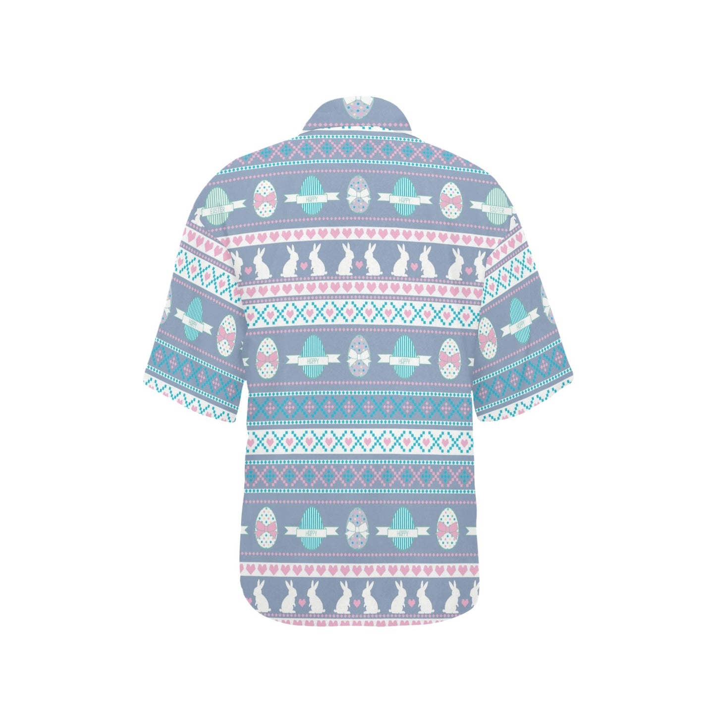 Easter Eggs Pattern Print Design RB013 Women's Hawaiian Shirt