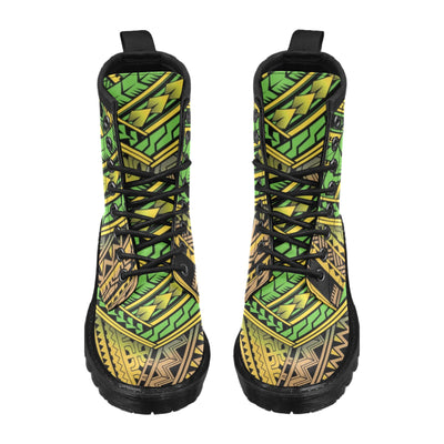 Polynesian Tribal Color Women's Boots