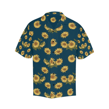 Sunflower Print Design LKS305 Men's Hawaiian Shirt