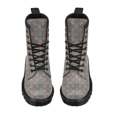 Calendar Aztec Style Print Pattern Women's Boots