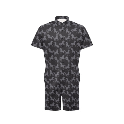 Horse Print Design LKS305 Men's Romper