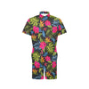 Bird Of Paradise Pattern Print Design BOP014 Men's Romper