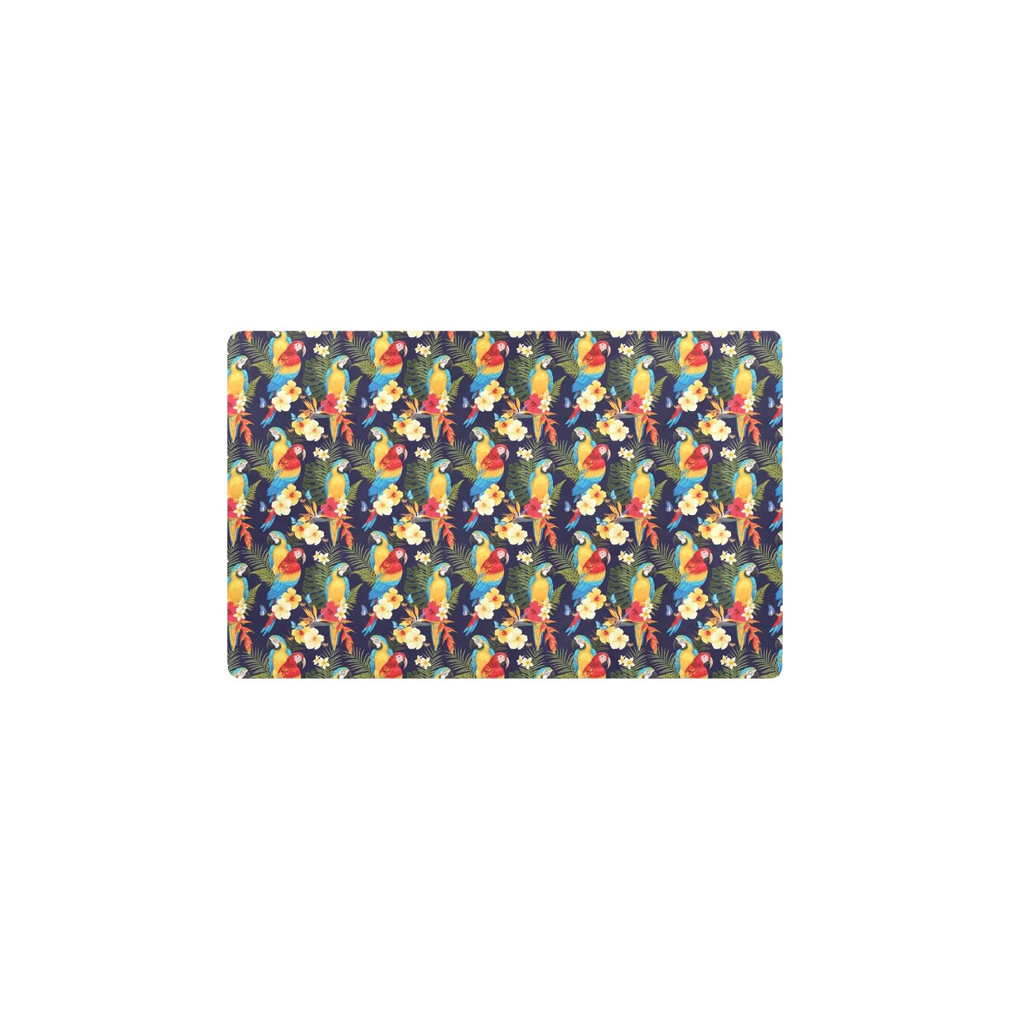 Parrot Themed Design Kitchen Mat