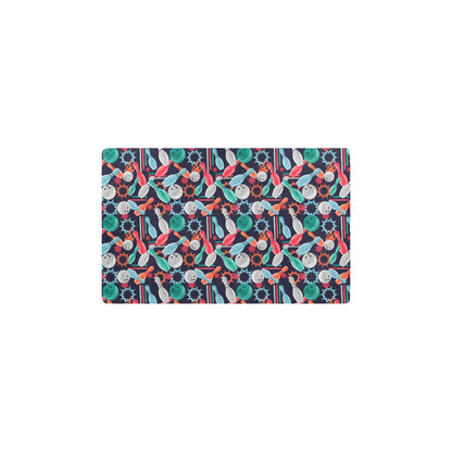 Bowling Pattern Print Design 08 Kitchen Mat