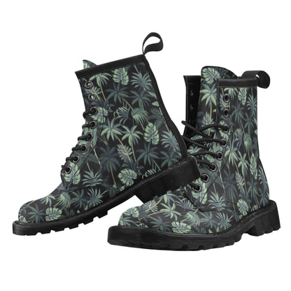 Rainforest Pattern Print Design RF02 Women's Boots