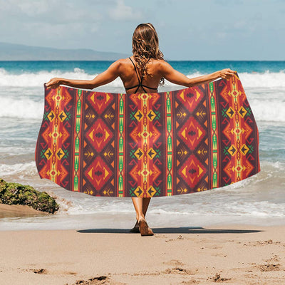 Southwest Pattern Print Design LKS309 Beach Towel 32" x 71"