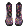Flower Power Peace Design Print Women's Boots
