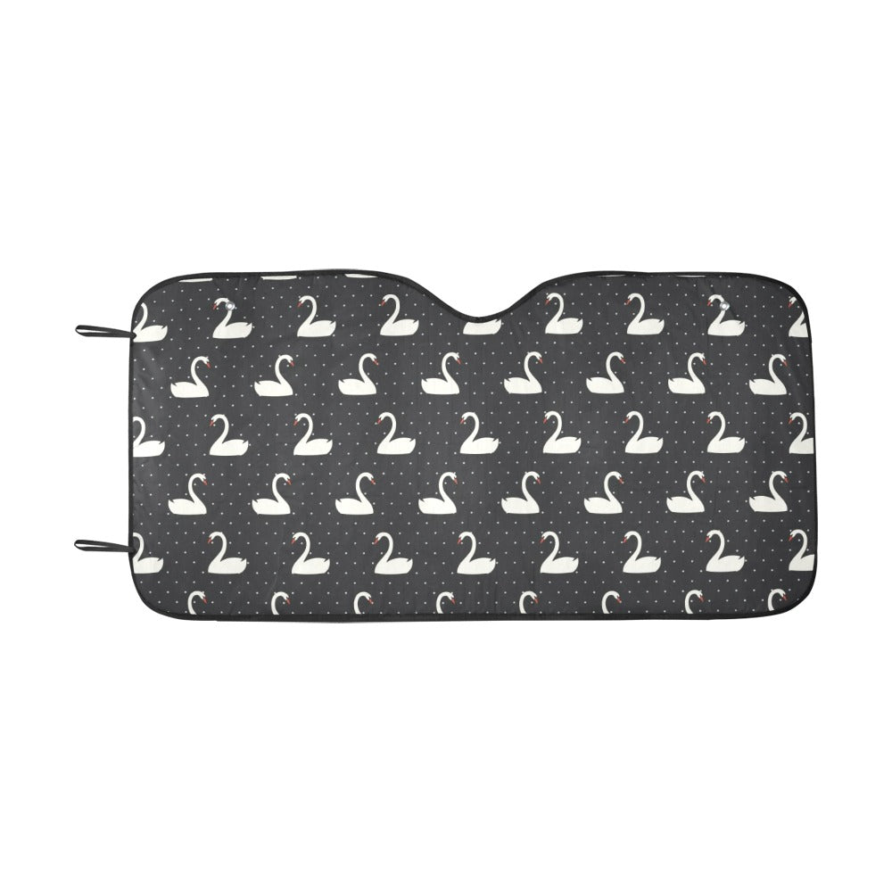 Swan Print Design LKS401 Car front Windshield Sun Shade