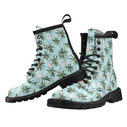 Palm Tree Pattern Print Design PT05 Women's Boots