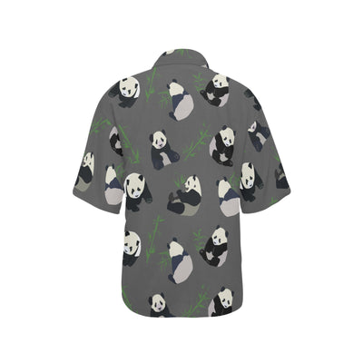 Panda Pattern Print Design A06 Women's Hawaiian Shirt