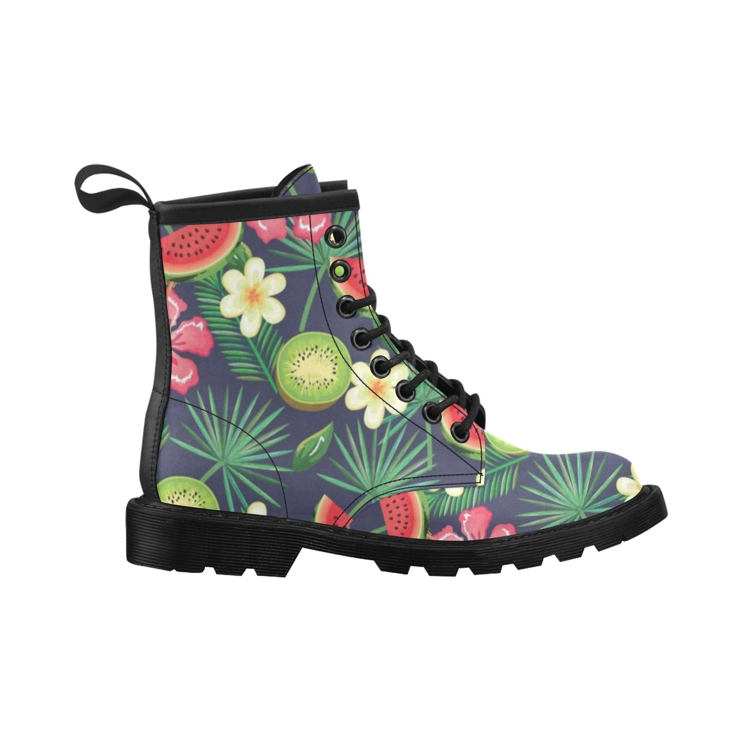 Tropical Fruits Pattern Print Design TF05 Women's Boots