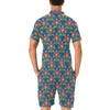 lotus Boho Pattern Print Design LO04 Men's Romper