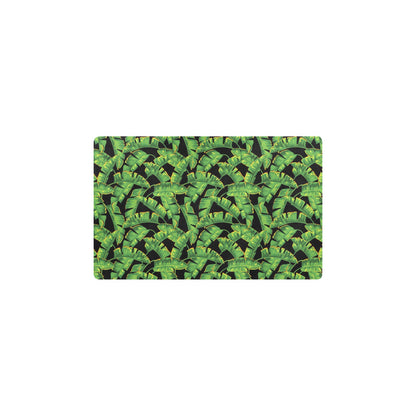 Banana Leaf Pattern Print Design 03 Kitchen Mat