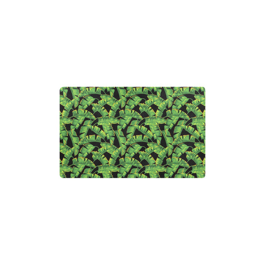 Banana Leaf Pattern Print Design 03 Kitchen Mat