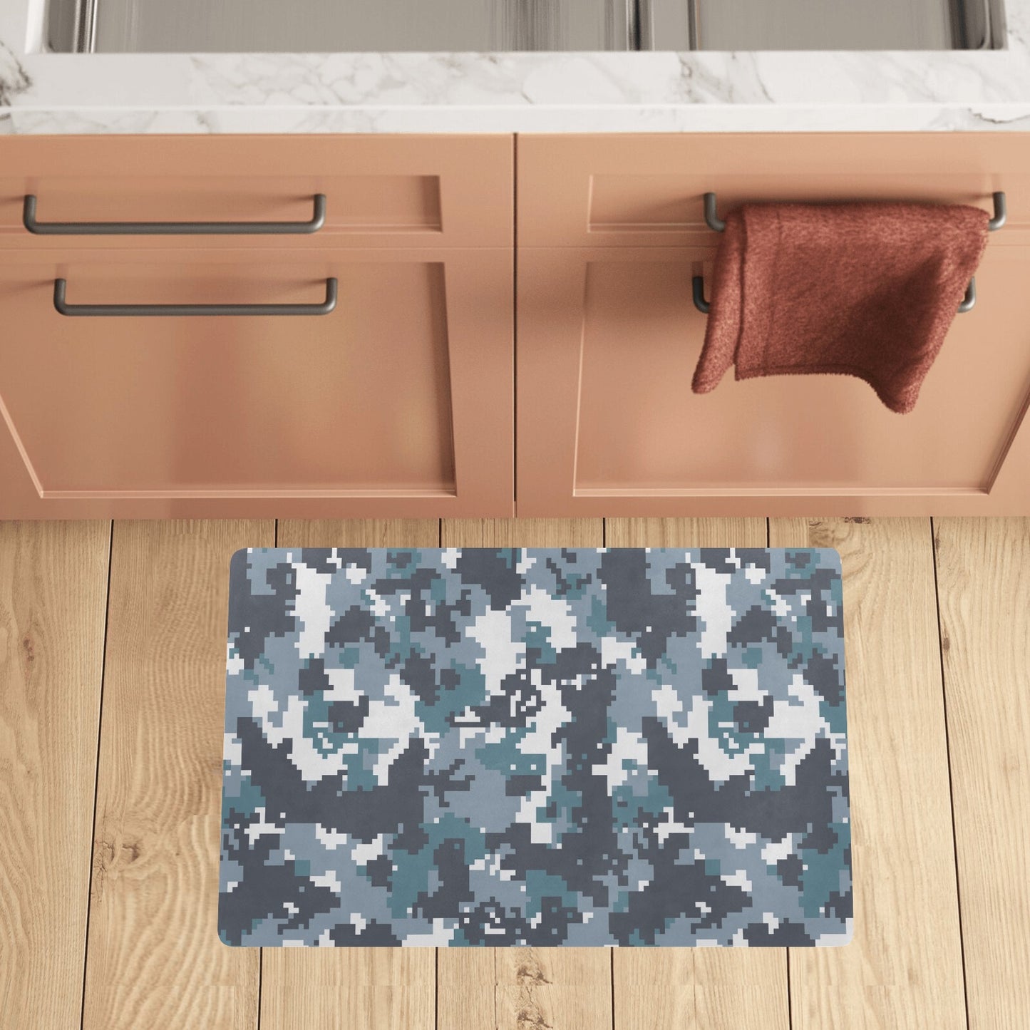 ACU Digital Urban Camouflage Kitchen Mat