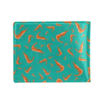 Shrimp Print Design LKS301 Men's ID Card Wallet