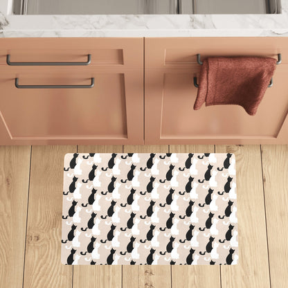 Cat Pattern Print Design 04 Kitchen Mat