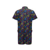 Chakra Colorful Print Pattern Men's Romper