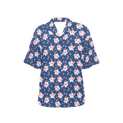 Sakura Print Design LKS306 Women's Hawaiian Shirt