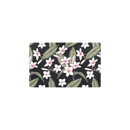 Plumeria Pattern Print Design PM021 Kitchen Mat