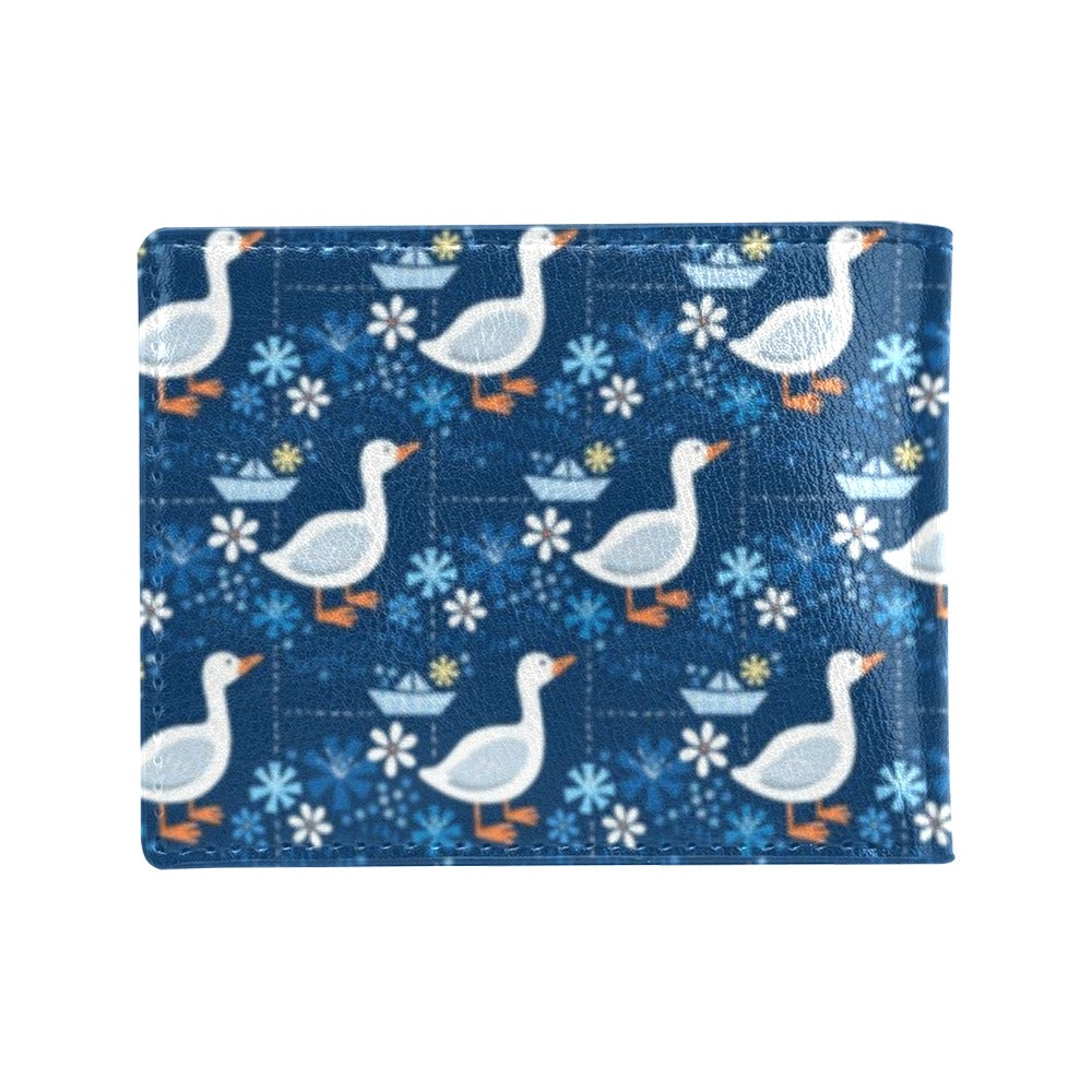 Goose Print Design LKS405 Men's ID Card Wallet