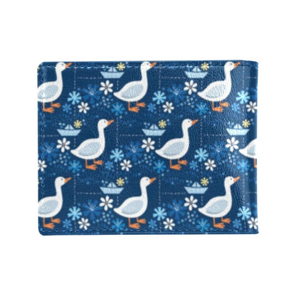 Goose Print Design LKS405 Men's ID Card Wallet