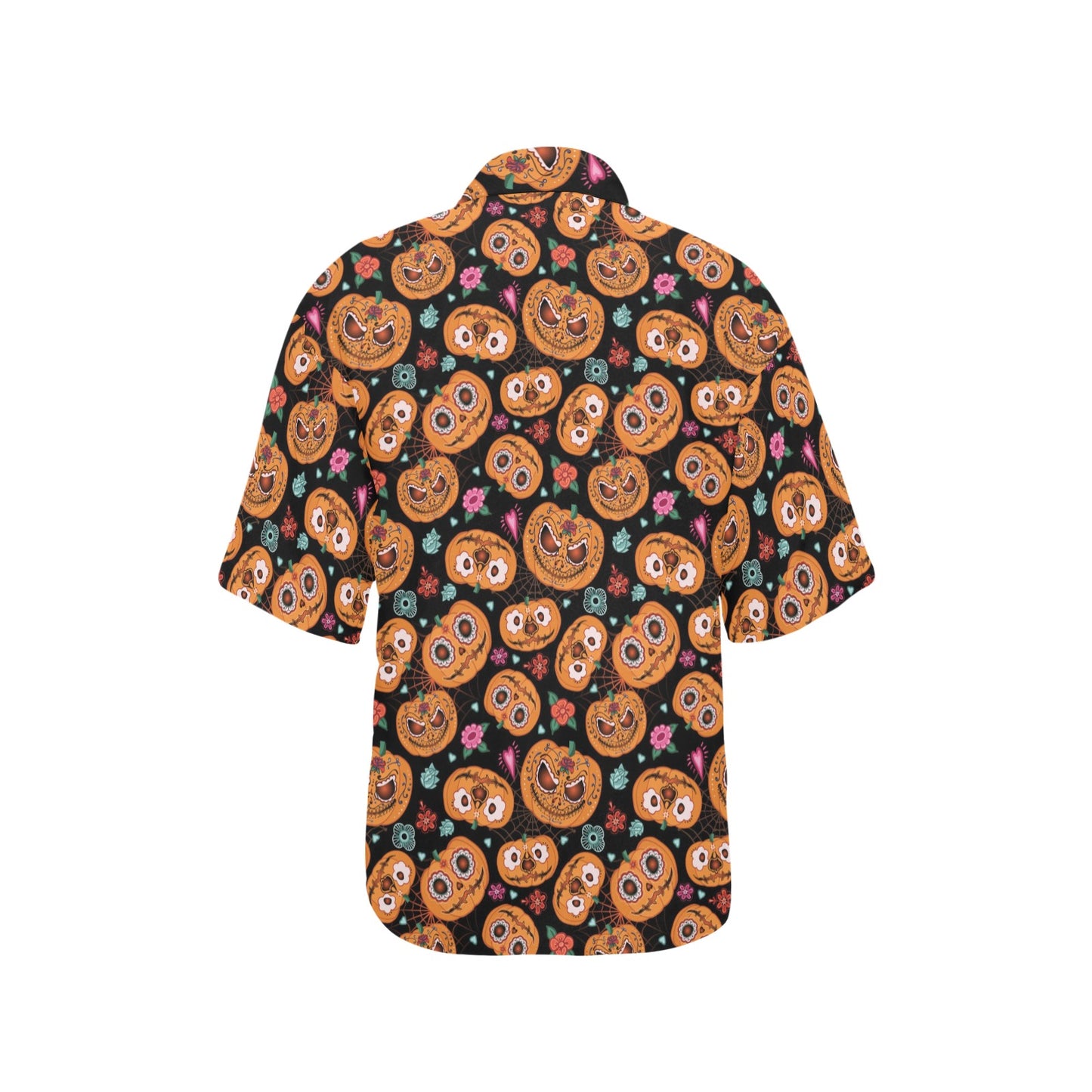 Halloween Print Design LKS402 Women's Hawaiian Shirt