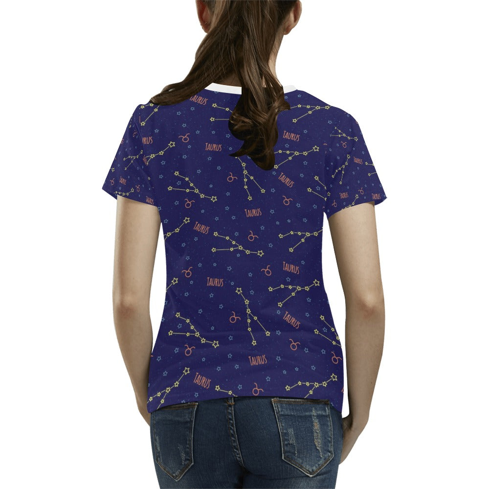 Taurus Print Design LKS301 Women's  T-shirt