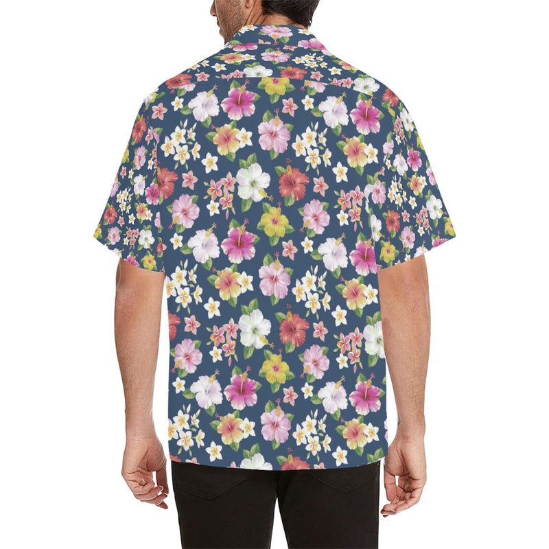 Hibiscus Sweet Print Design LKS304 Men's Hawaiian Shirt