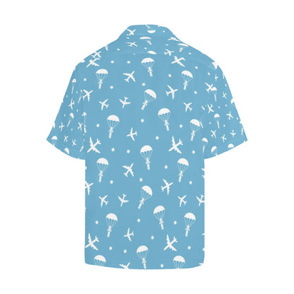 Skydiver Print Design LKS303 Men's Hawaiian Shirt