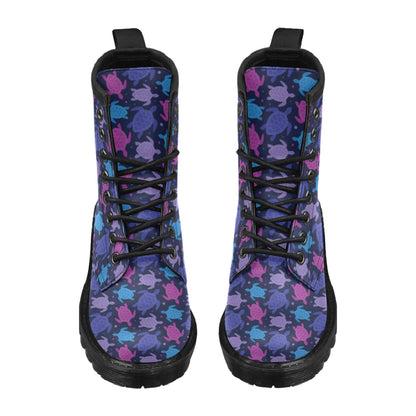 Sea Turtle Print Design LKS309 Women's Boots