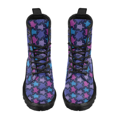 Sea Turtle Print Design LKS309 Women's Boots