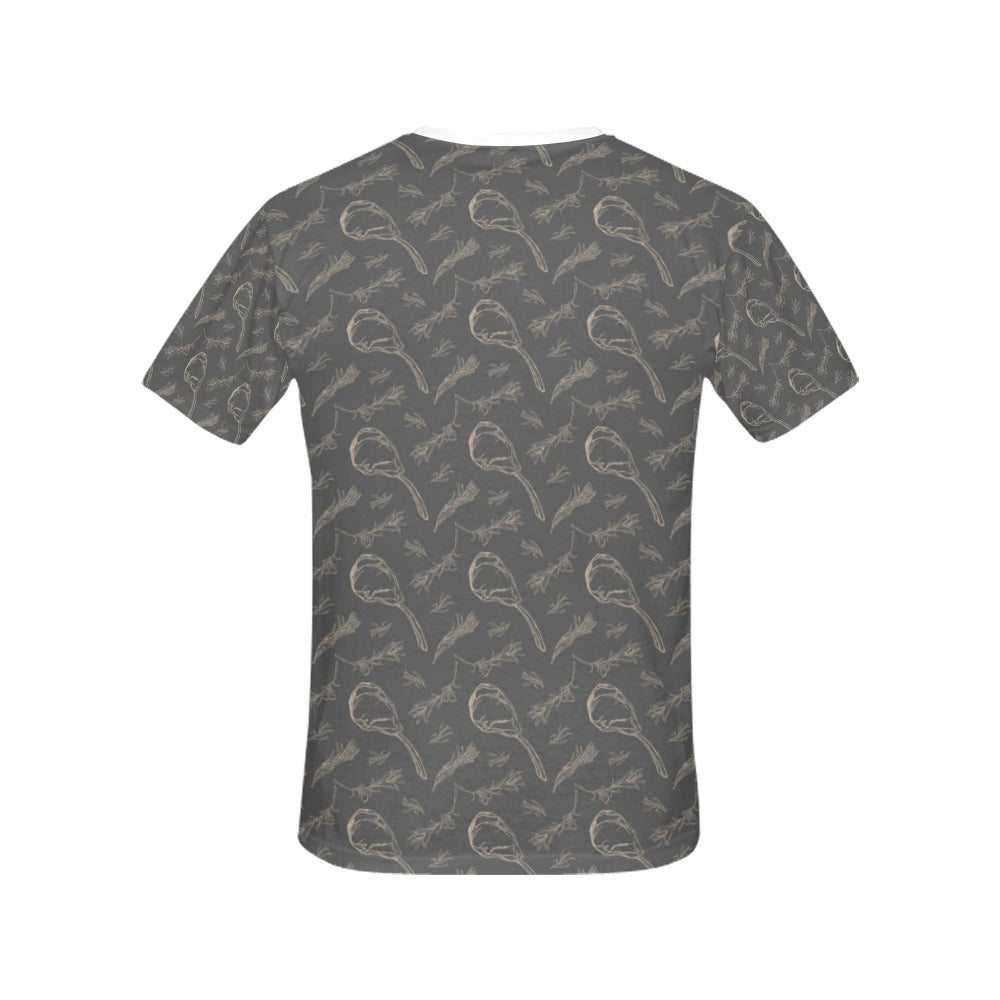 Steak Print Design LKS302 Women's  T-shirt