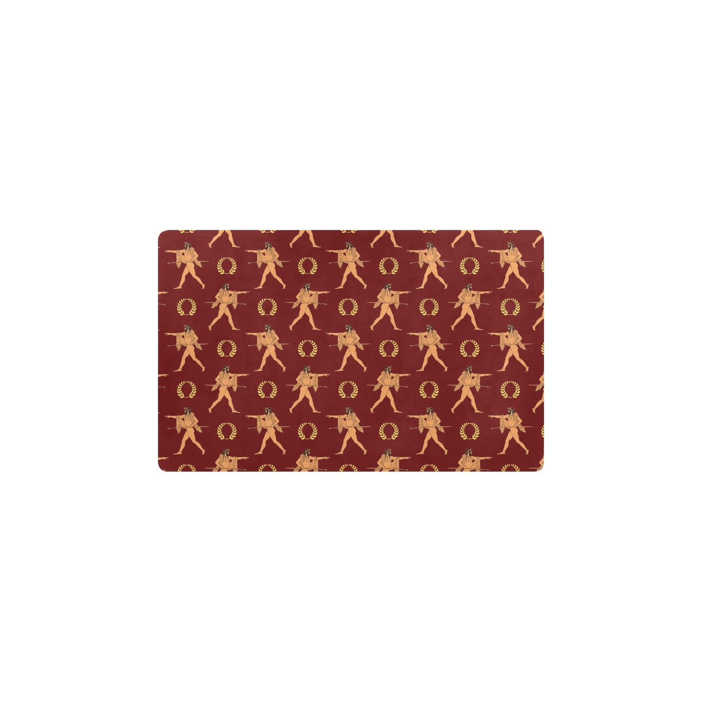 Ancient Greek Print Design LKS307 Kitchen Mat