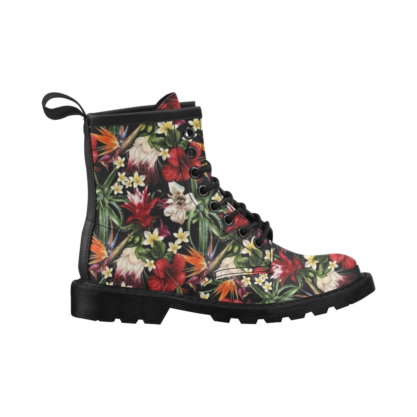 Summer Floral Pattern Print Design SF03 Women's Boots