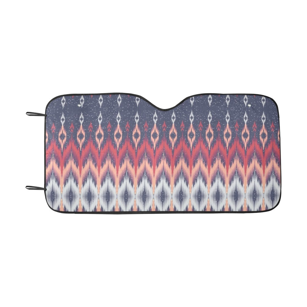 Ikat Print Design LKS401 Car front Windshield Sun Shade