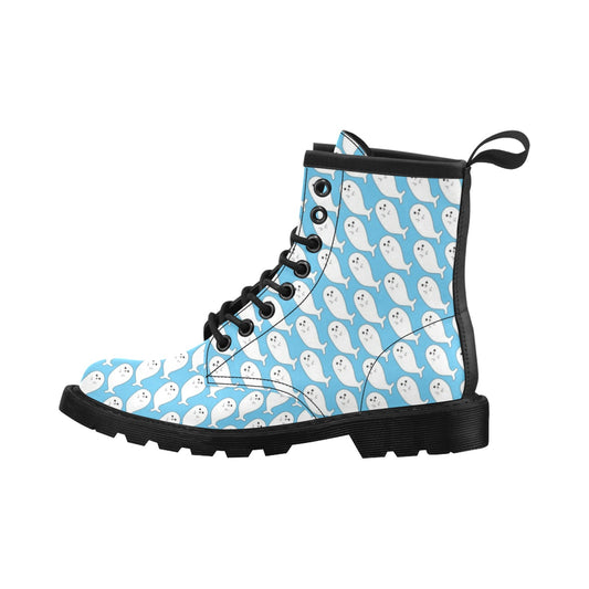Sea Lion Print Design LKS402 Women's Boots