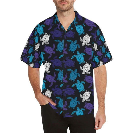 Sea Turtle Print Design LKS306 Men's Hawaiian Shirt