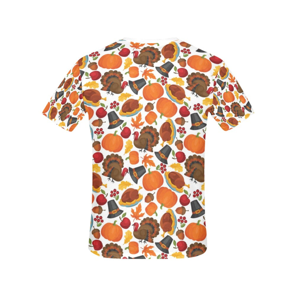 Thanksgiving Print Design LKS304 Women's  T-shirt