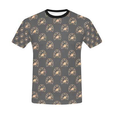 Horseshoe Print Design LKS306 Men's All Over Print T-shirt