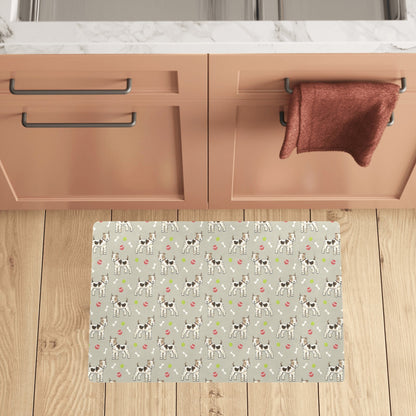Toy Fox Terriers Print Design LKS301 Kitchen Mat