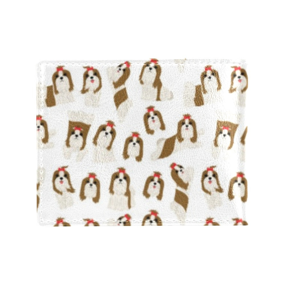 Shih Tzu Print Design LKS302 Men's ID Card Wallet