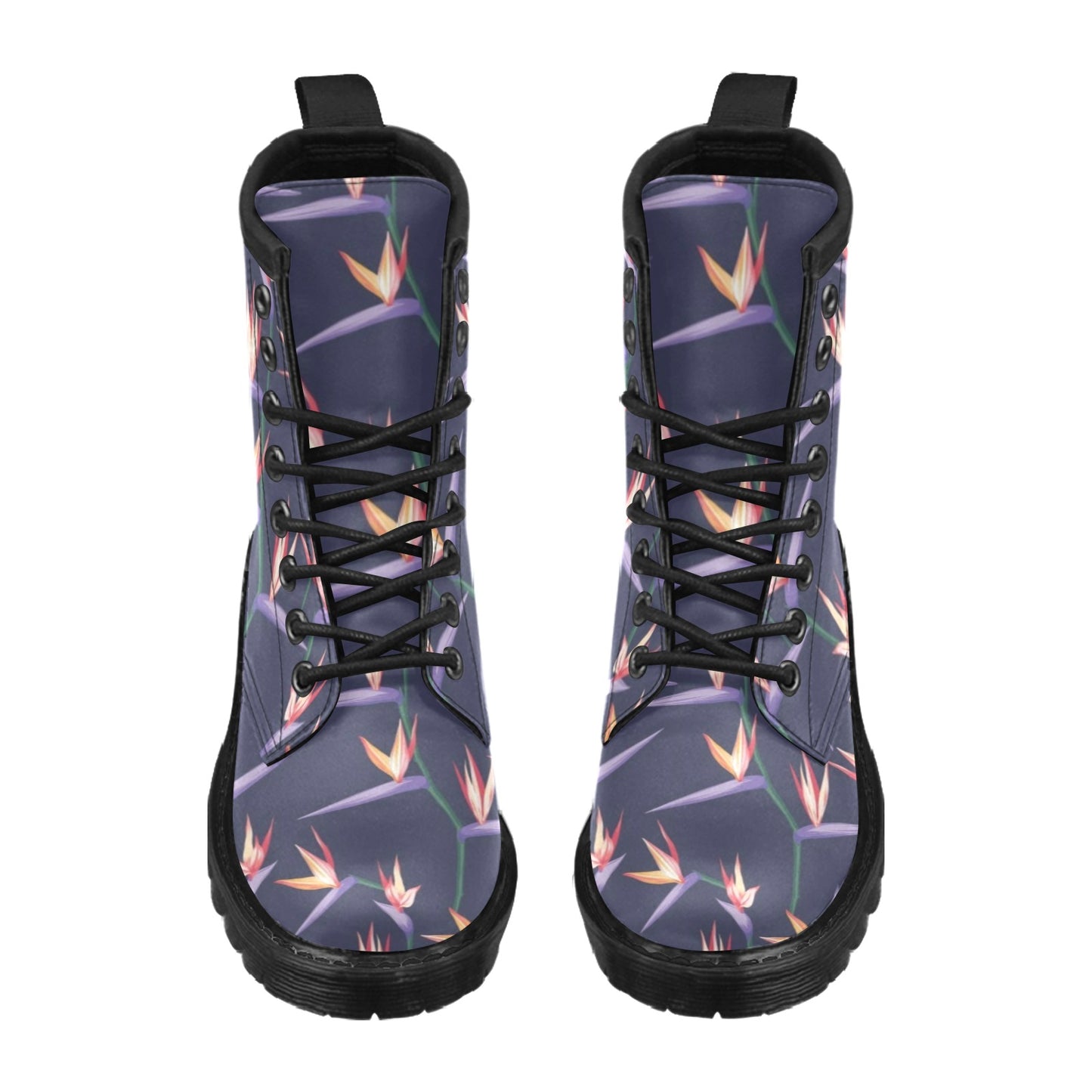 Bird Of Paradise Pattern Print Design BOP015 Women's Boots