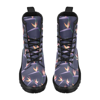 Bird Of Paradise Pattern Print Design BOP015 Women's Boots