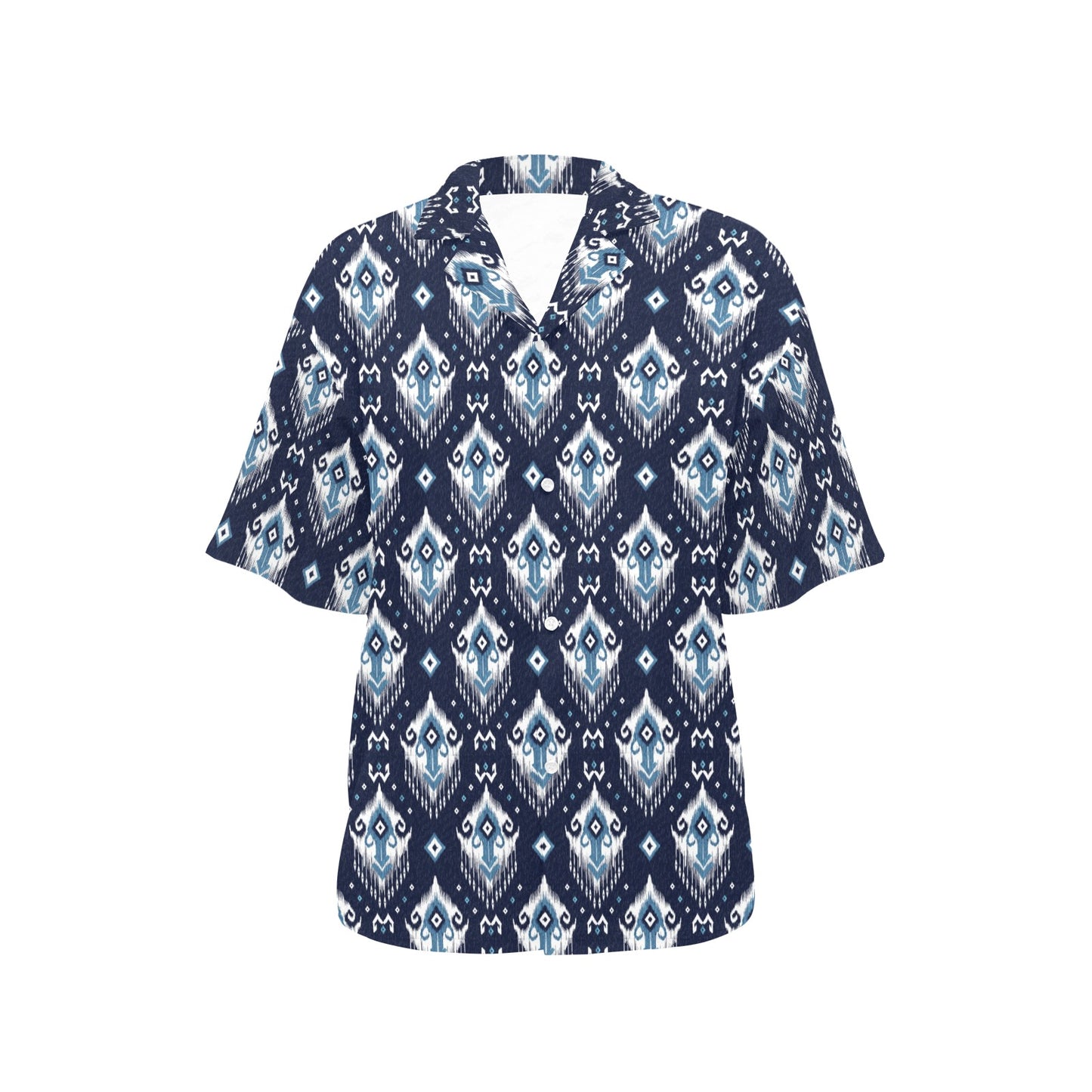 Ethnic Ornament Print Pattern Women's Hawaiian Shirt
