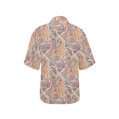 Boho Pattern Print Design 03 Women's Hawaiian Shirt