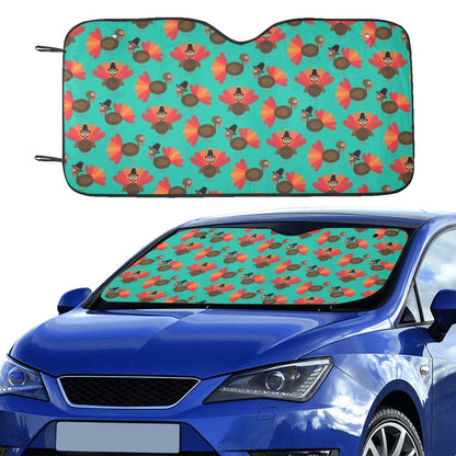 Thanksgiving Print Design LKS307 Car front Windshield Sun Shade